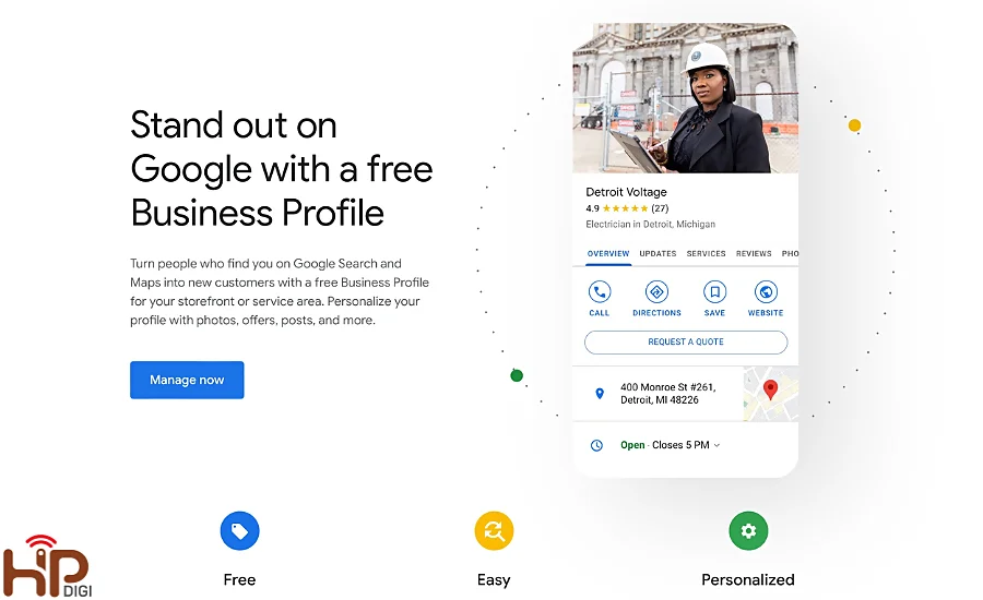 Xây dựng hồ sơ doanh nghiệp trên Google My Business trong SEO offpage