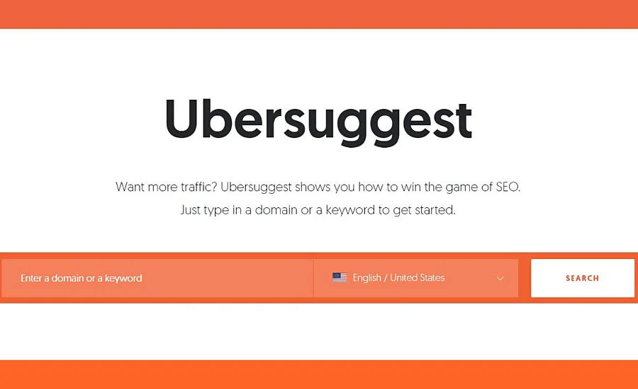 Công cụ nghiên cứu từ khóa Ubersuggest