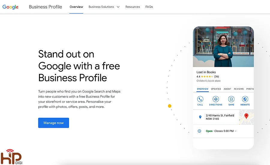 Hồ sơ doanh nghiệp trên Google My Business