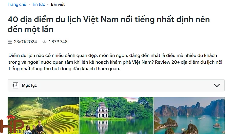 Dạng bài viết tổng hợp roundup trong blog post