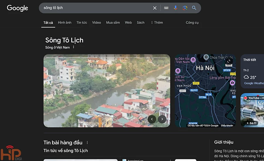 Snippet hình ảnh trên Google