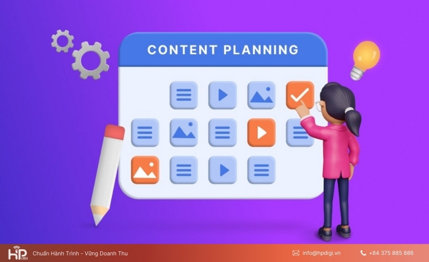Các bước xây dựng kế hoạch content hiệu quả